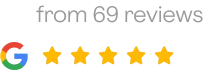 Google Review Badge White